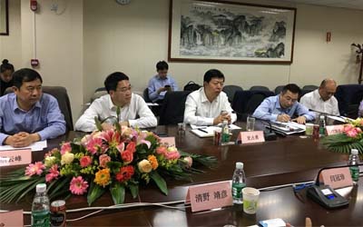 郑州市政府领导一行莅临我司考察访问