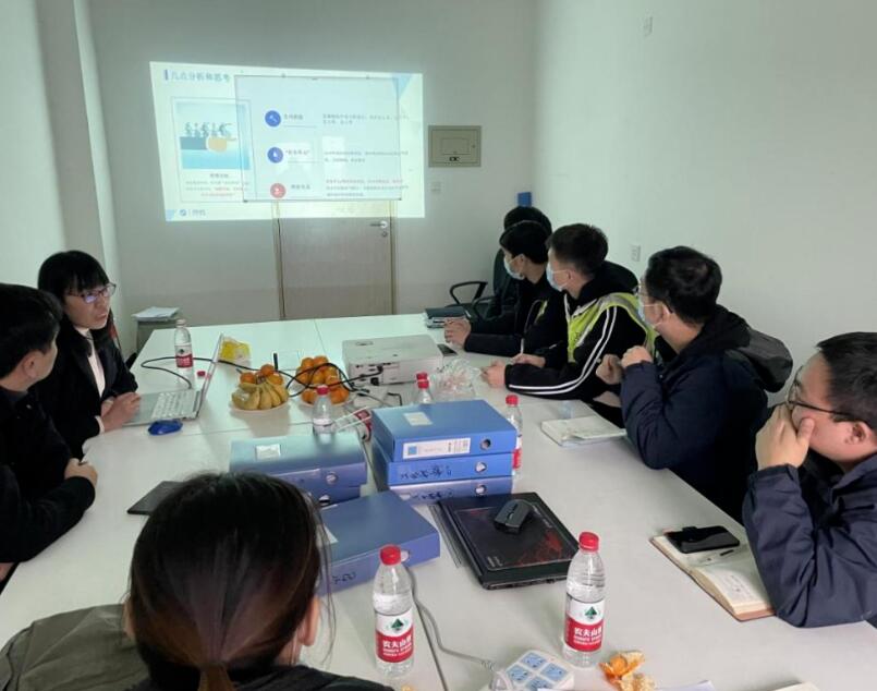 公司领导带领商务工作组赴北京卫蓝项目调研指导