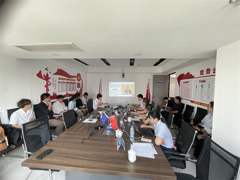 坚持依法合规经营，推动企业高质量发展——第五党支部召开第三季度党员大会暨公司领导吴尉讲授专题党课
