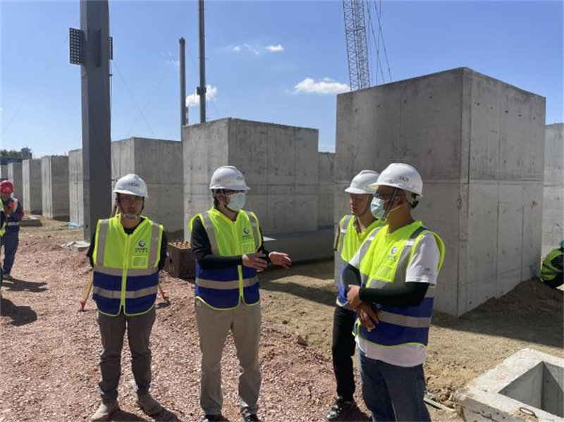 公司领导马卫华、刘奇深入项目一线开展工作调研