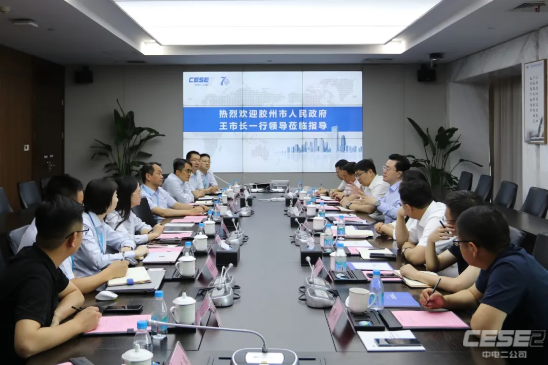 膠州市政府副市長王棟梁一行蒞臨我司調(diào)研考察