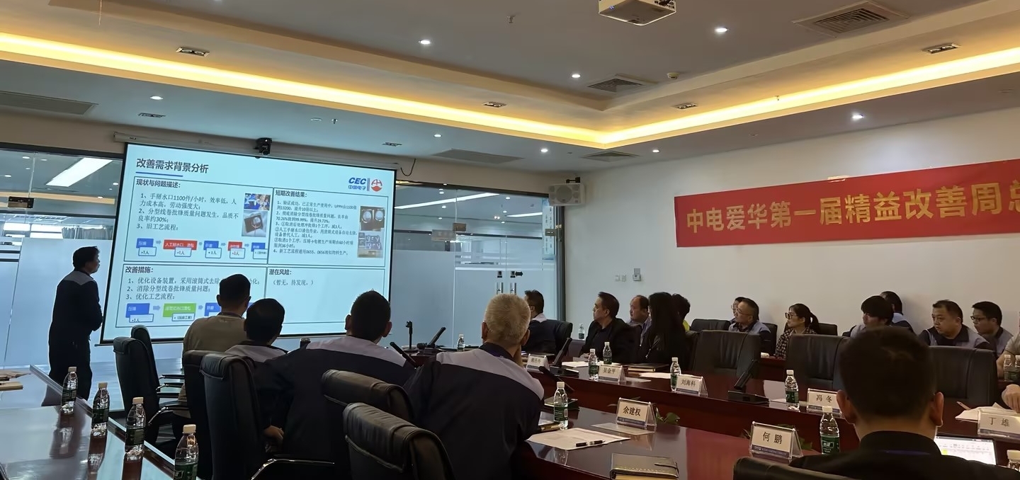 精益速率︱中电爱华第一届精益改善周 圆满落幕
