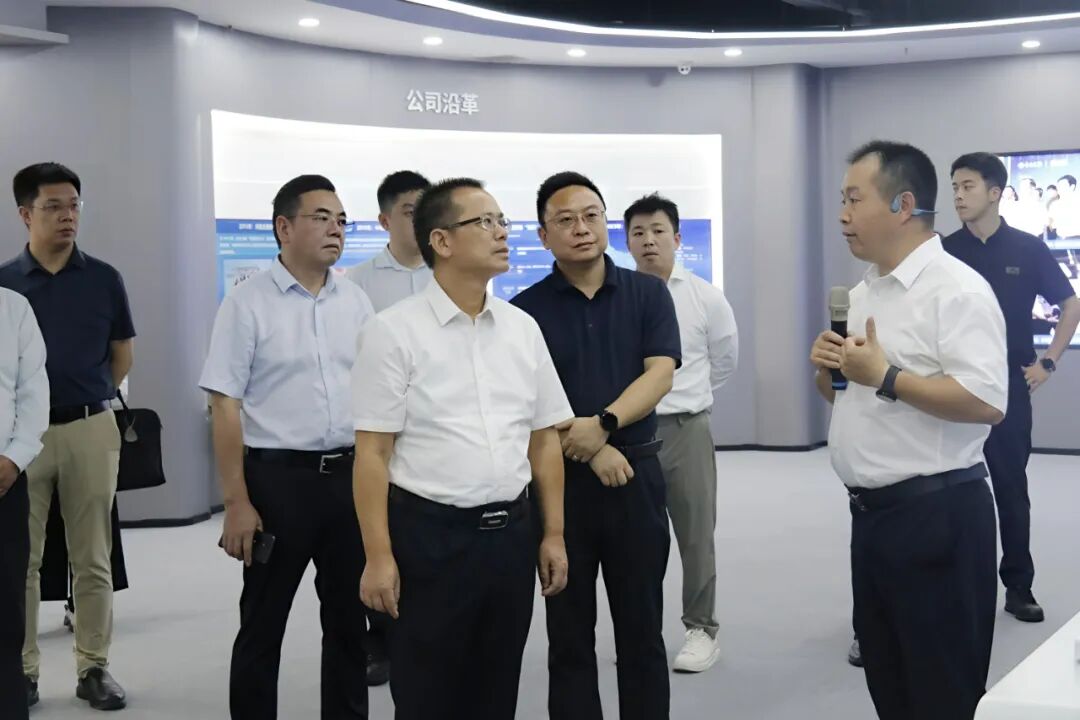 长沙市人大常委会党组书记、主任罗缵吉调研中电互联