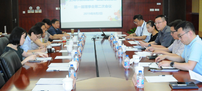 上海市信息服务产业基地促进会第一届理事会第二次会议在浦软举办