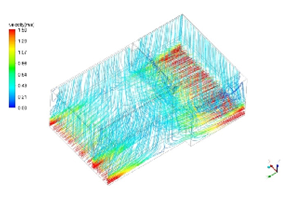 高架地板开孔率优化后
