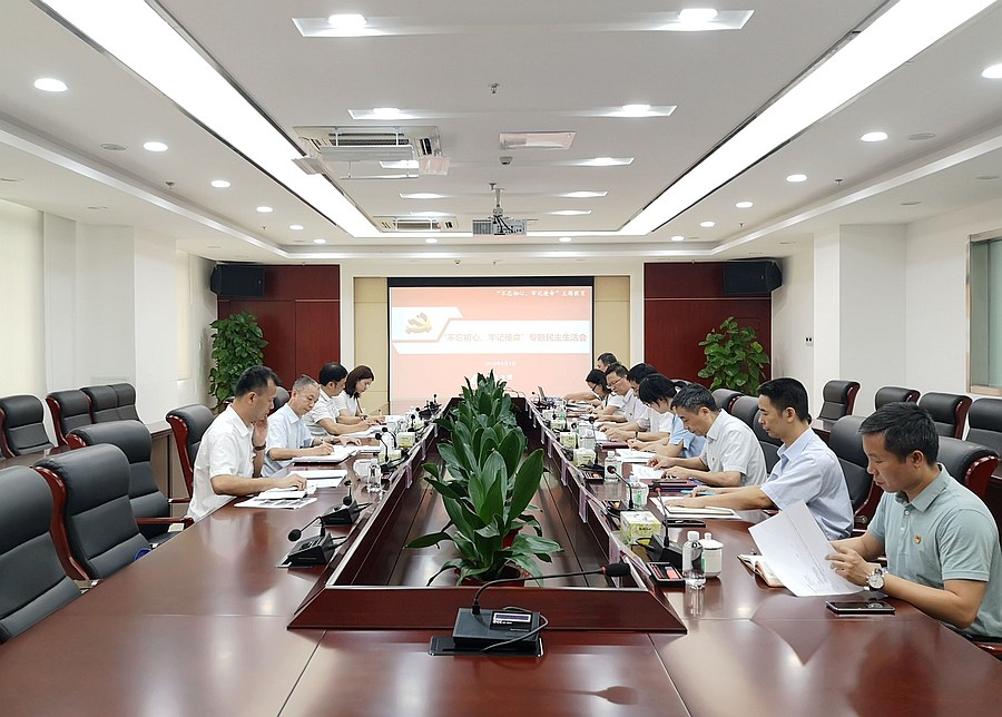 红红脸，出出汗——广检集团临时党委召开“不忘初心、牢记使命”专题民主生活会