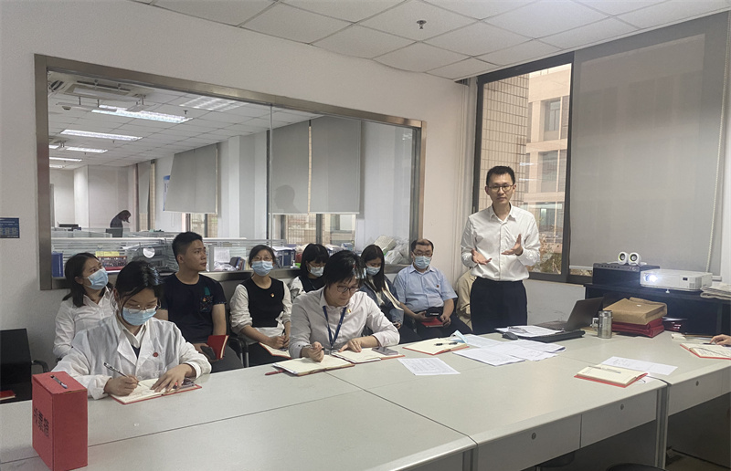 广检集团广纺第五党支部召开2022年度组织生活会暨民主评议党员大会