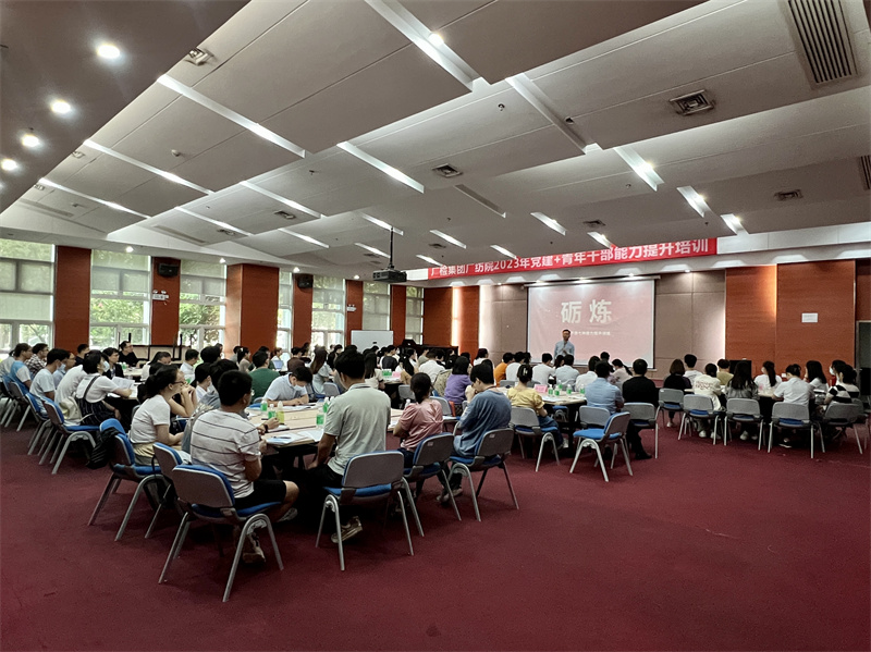 凝聚红色力量，赋能青年成长——广检集团广纺院开展2023年党建+青年干部能力提升培训