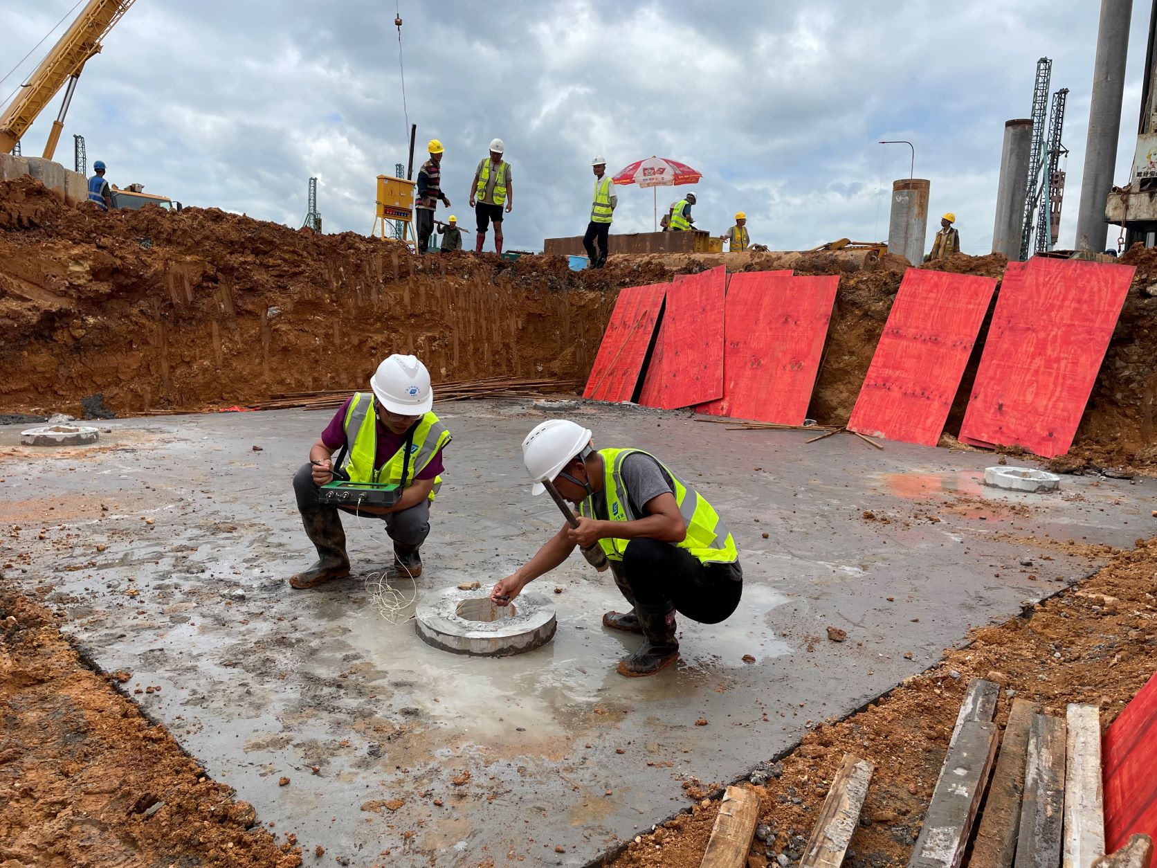 质量安全齐头并进 进度效率双管齐下——广检工程检测中心援建蕉岭安居小镇掠影