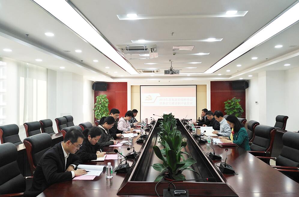 广检集团临时党委召开基层党组织书记抓基层党建工作述职评议会