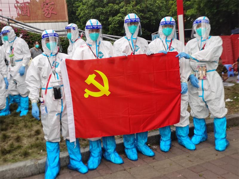 一线践初心，危难担使命——广纺第六党支部召开主题党日活动