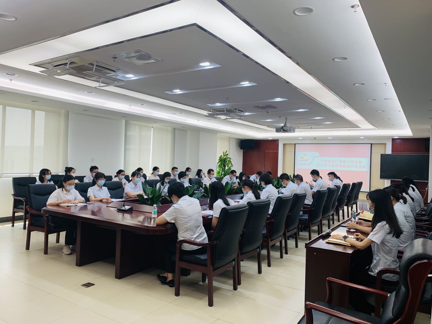 广检集团广质第三党支部召开党史学习教育专题组织生活会