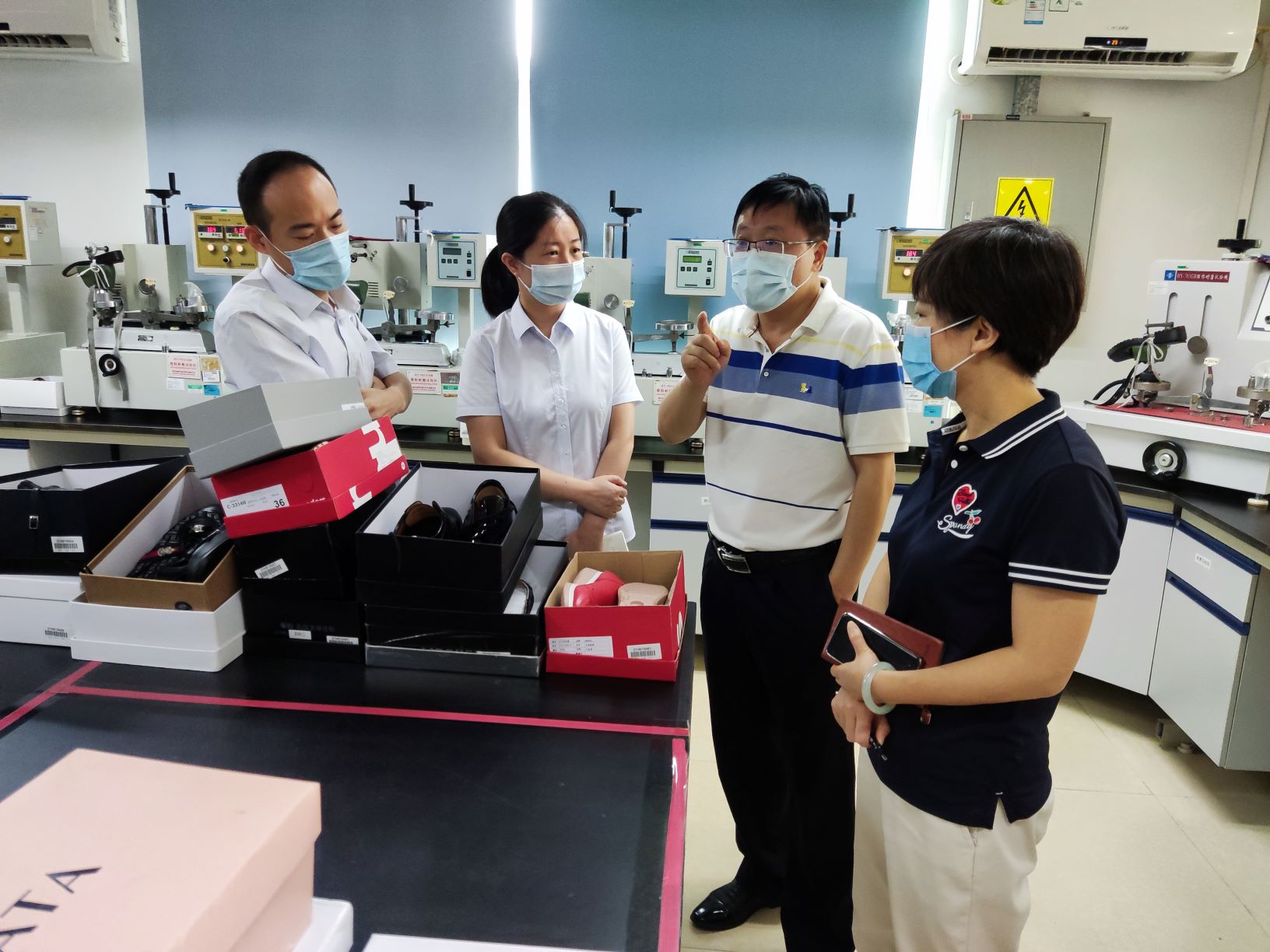 广检集团领导赴广纺院/广纺公司开展实地调研