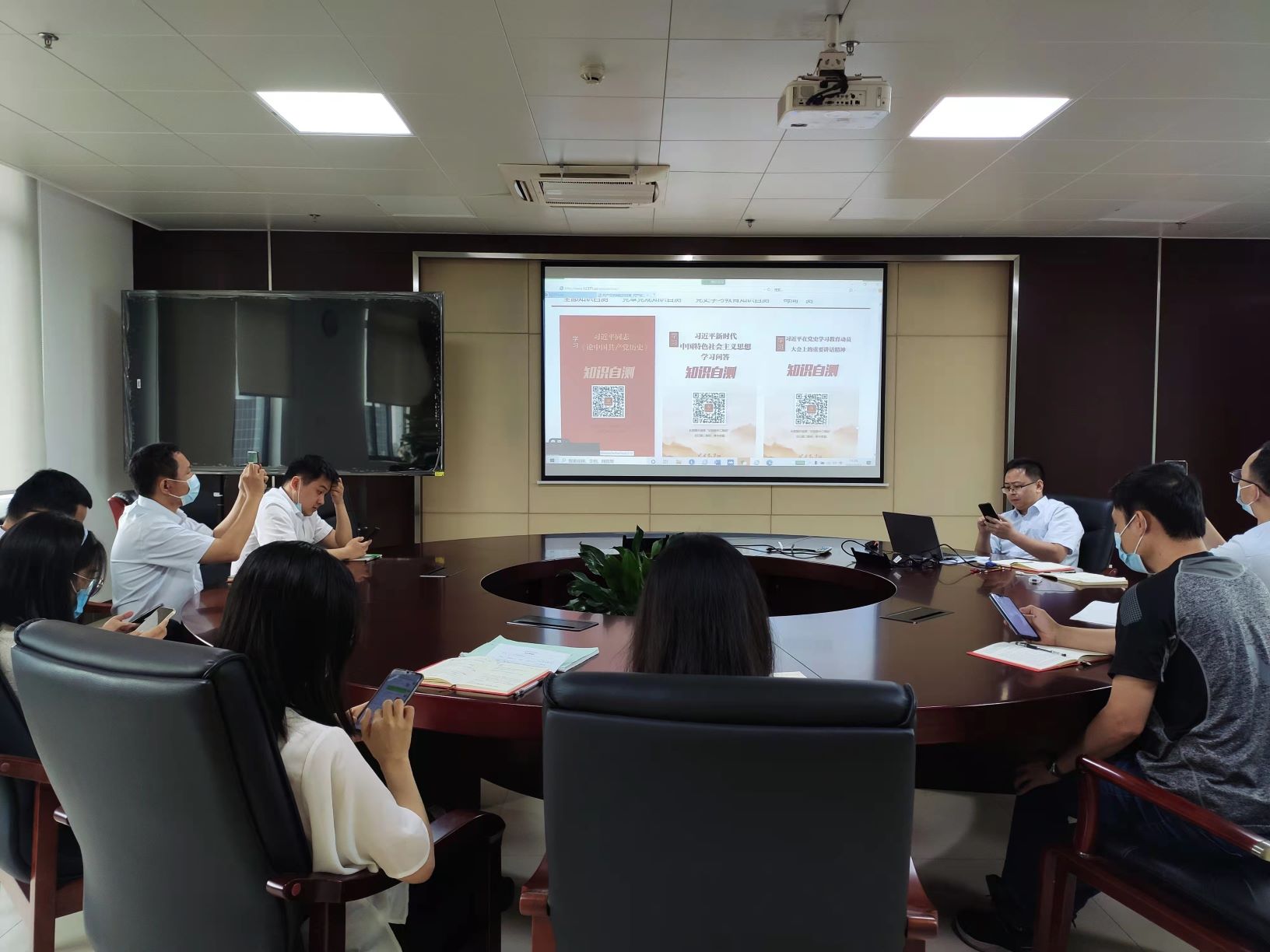 检验党的理论知识 提升党史学习效果——广技公司党支部开展习近平总书记讲话精神知识自测活动