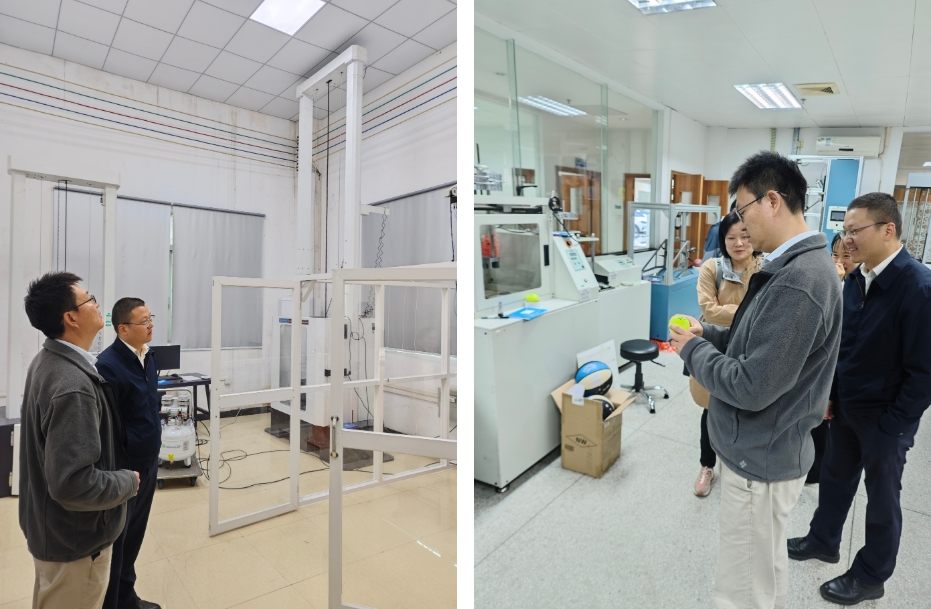 广检集团党委委员、纪委书记（监察专员）到广检集团广纺院花都园区开展调研