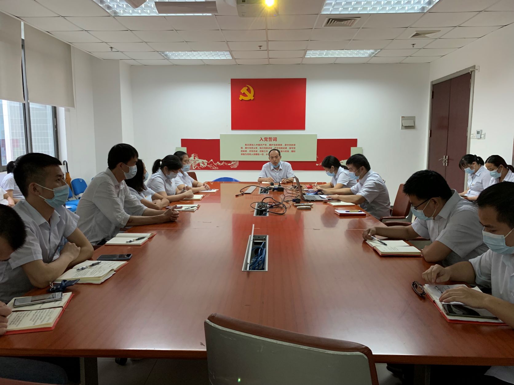 广检集团广纺第四党支部召开党史学习教育专题组织生活会