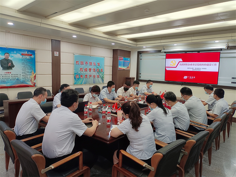 建管公司第一党支部开展书记讲党课暨“迎七一 讲党课”主题党日活动