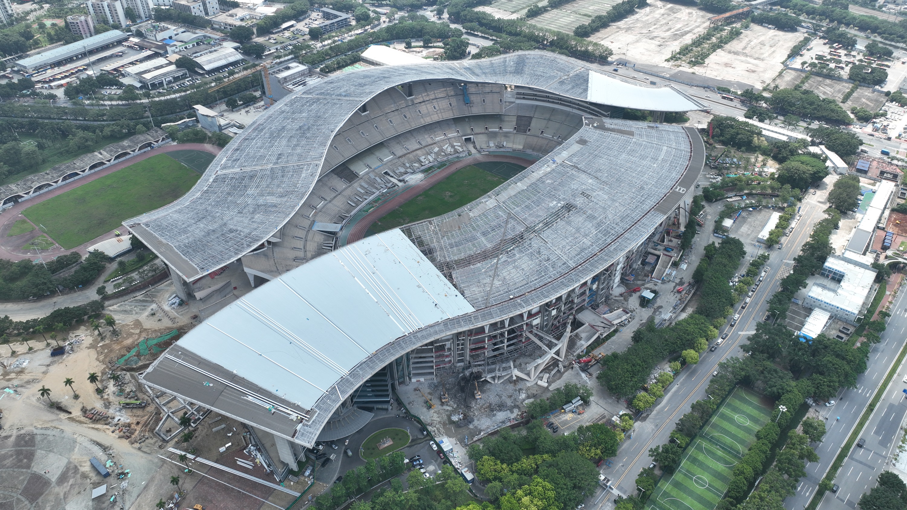 广检工程检测中心圆满助力第十五届全运会 广东奥林匹克体育中心升级改造项目