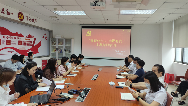 青春•奋斗 当燃有我——广检集团广纺第一党支部开展主题党日活动