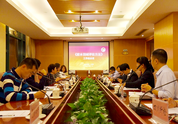 《胶水羽绒评估方法》工作会议在粤召开