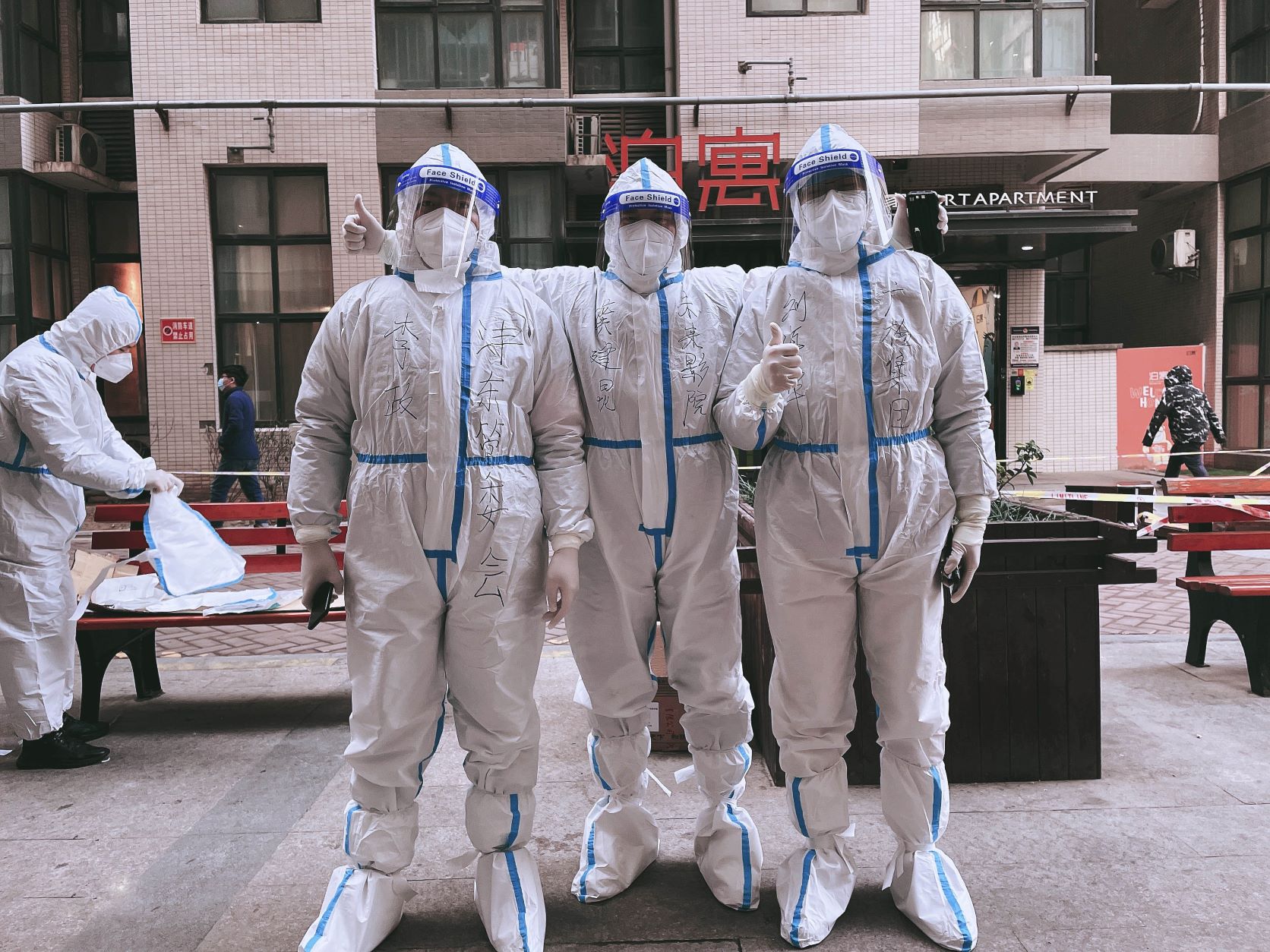 同心抗疫在西安——广检人在行动