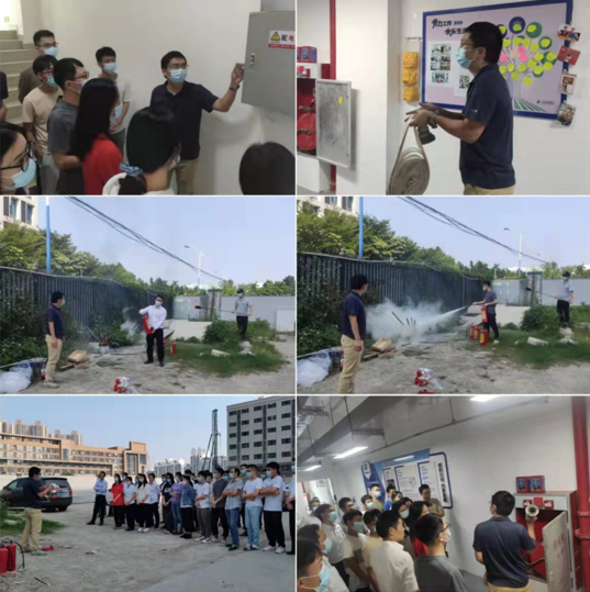 全员演练 防患未然——广技公司举行2021年消防应急演练