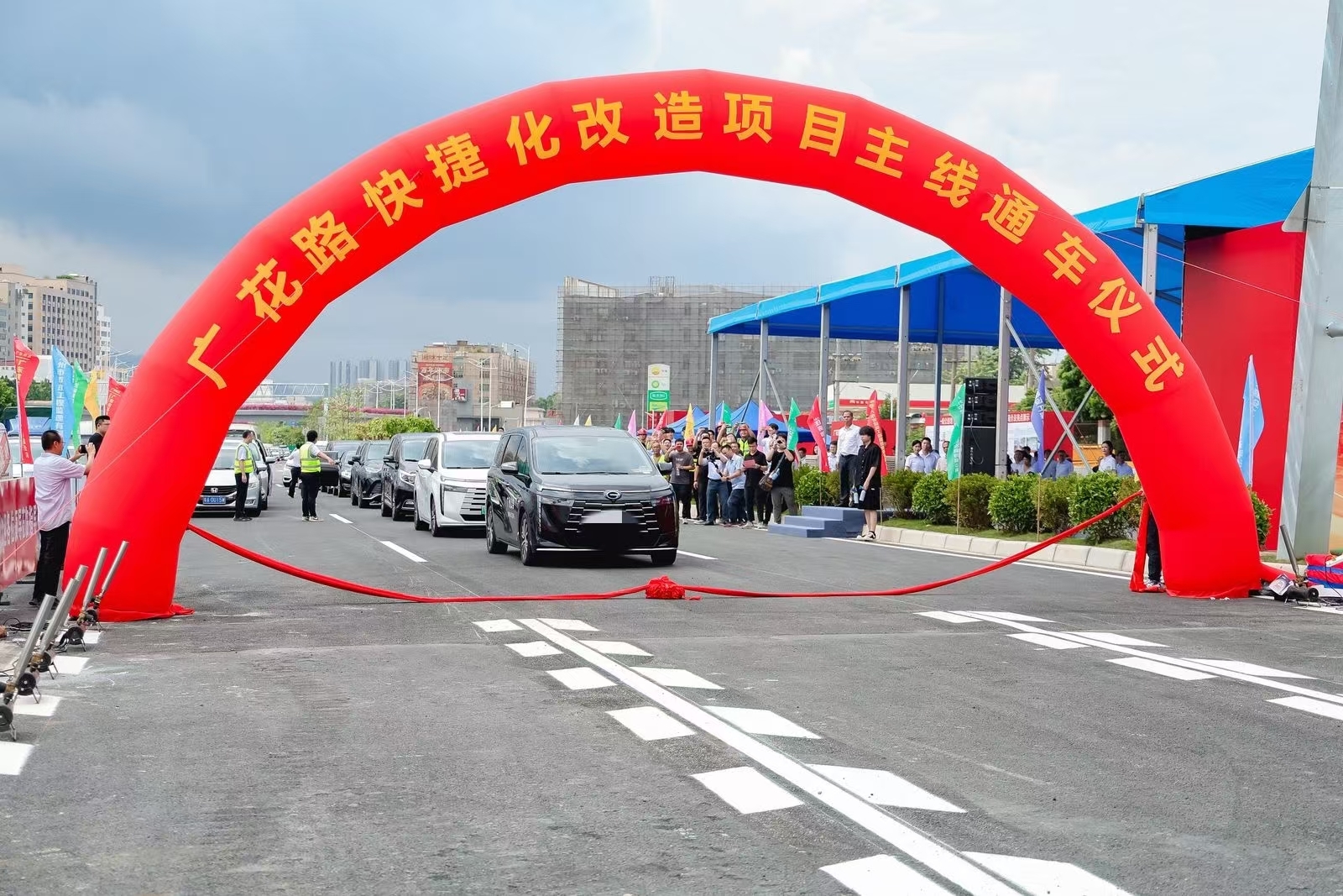 精检筑路 广花焕新|广检工程检测中心助力广花路快捷化改造项目圆满成功