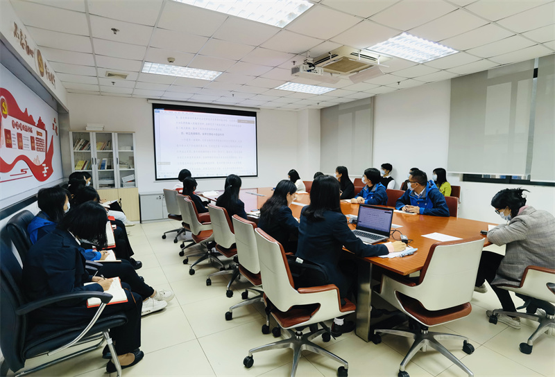 广检集团广纺第六党支部召开2022年度组织生活会暨民主评议党员大会