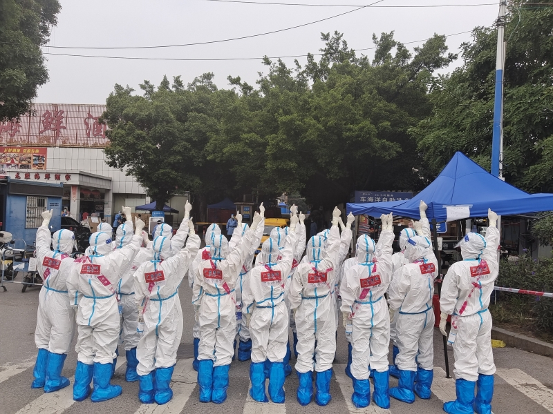 闻令而动 “疫”不容辞——广检集团支援服务队出征龙潭