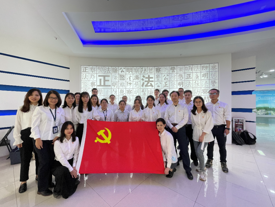 坚定理想信念 筑牢思想防线 ---广质党总支组织参观育廉馆