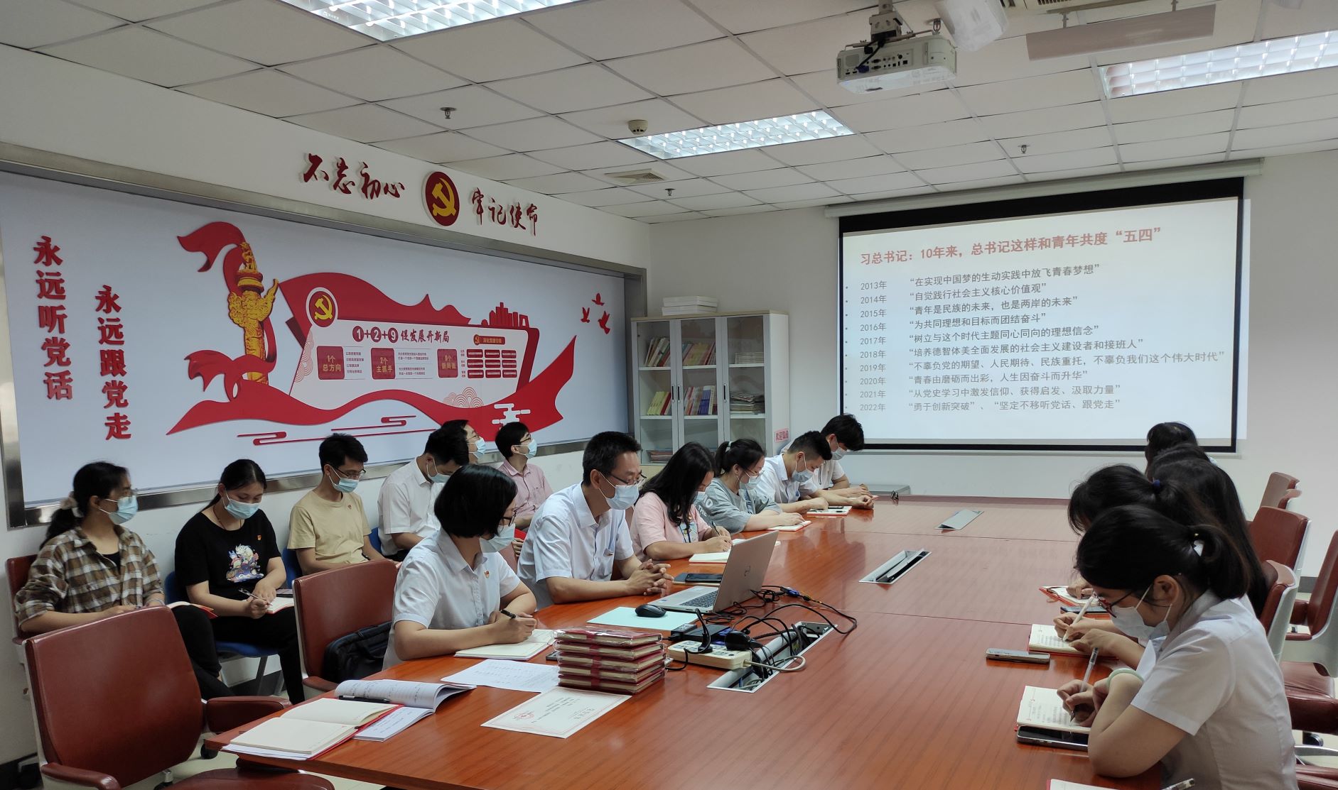 推进党史学习教育 激发青春奋斗力量——广检集团广纺第二党支部开展主题党日活动