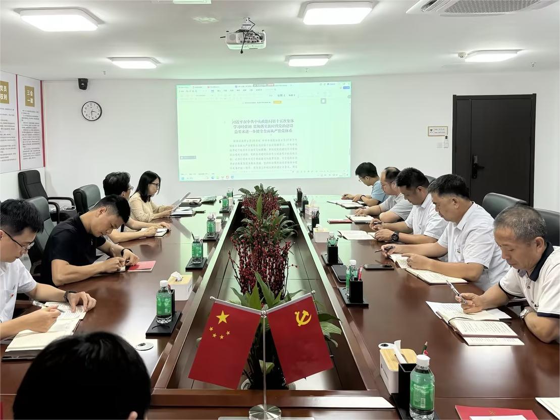 强信念、树正气、践宗旨，争做守纪律和规矩的新时代合格党员——广检工程检测中心第三党支部开展党纪学习教育专题学习