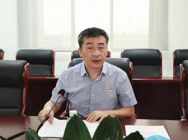 广检集团广纺党委召开理论学习中心组 （扩大）学习会暨意识形态专题党课