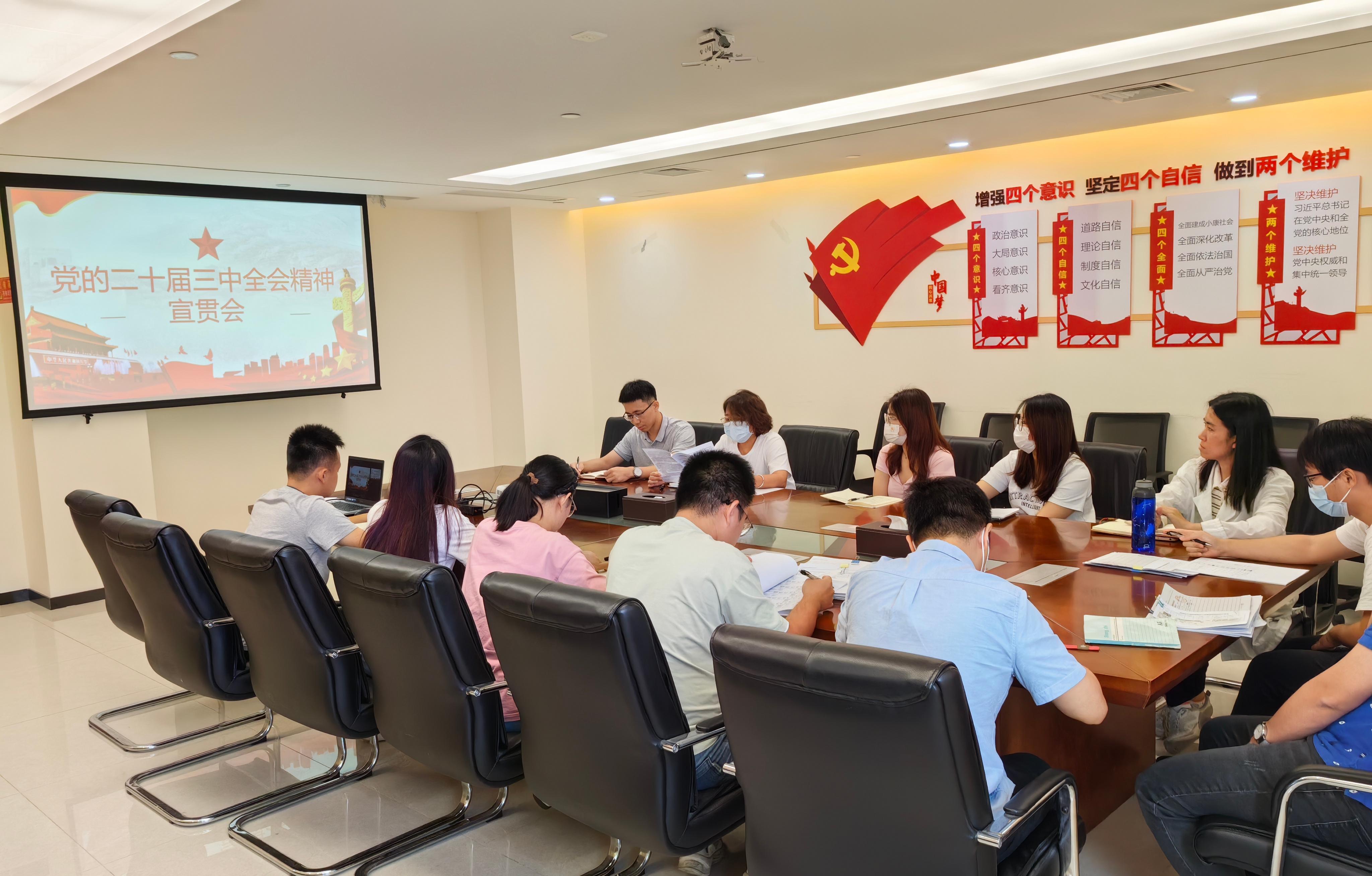 穗粮公司学习宣传贯彻党的二十届三中全会精神