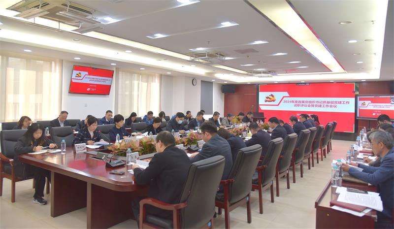 广检集团召开2024年度直属党组织书记抓基层党建工作述职评议会暨党建工作会议