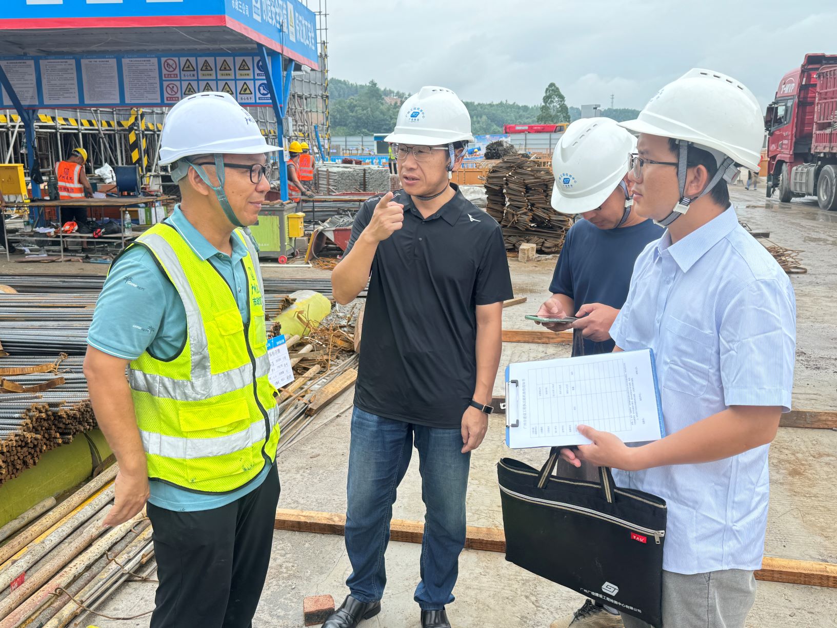 灾后重建担使命 风雨更映党旗红 | 广检 工程检测中心助力梅州蕉岭广州小镇 建设纪实