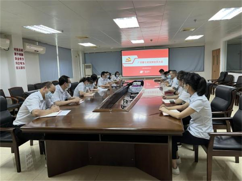 奋进新征程 扬帆再启航——广检集团广纺第七党支部召开换届选举党员大会