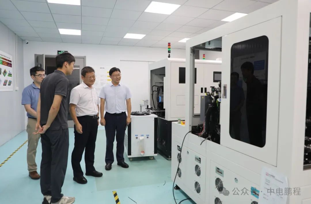 深科技高级副总裁周庚申到访中电鹏程