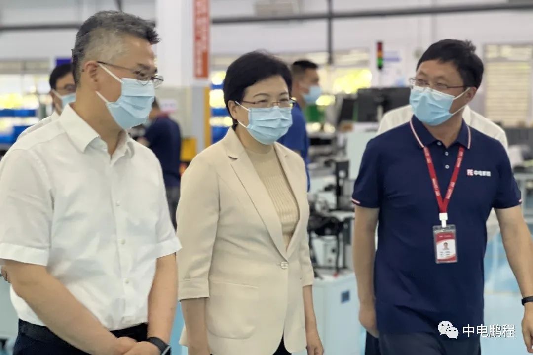 江苏省委常委、南京市委书记韩立明走访中电鹏程