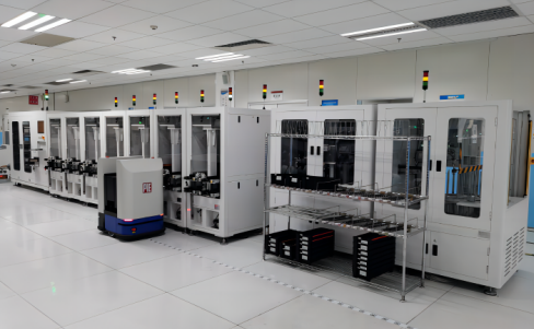 电子物料出入库智能分配自动线