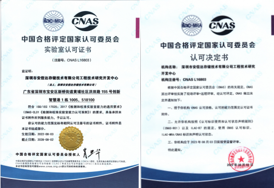 【深计协动态】热烈祝贺我会安信达工程技术研究开发中心通过国家标准化体系认证
